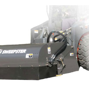 Skid Steer Attachments, Box Broom with Water