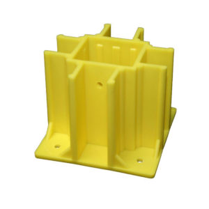 Plastic Base for Wooden Guardrail Posts