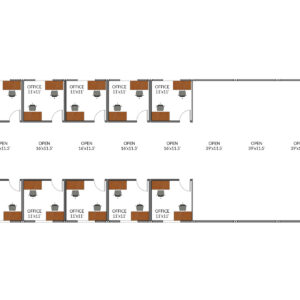 Modular Office Complex, 10-unit, 4800 SF