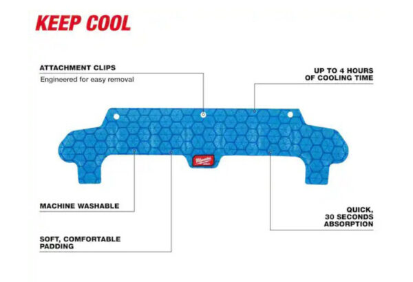 Cooling Sweat Band for Milwaukee BOLT Safety Helmet - Image 2