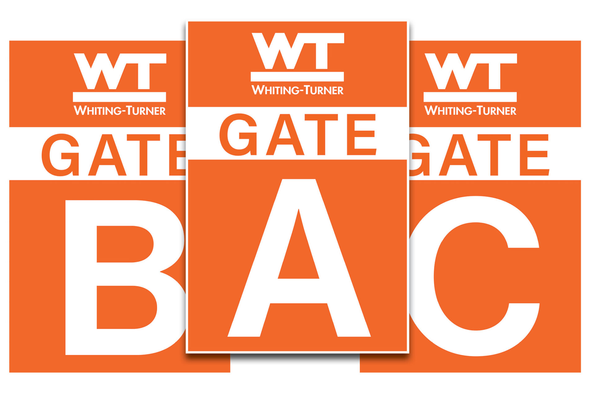 Gate Signs, Whiting-Turner - Image 2