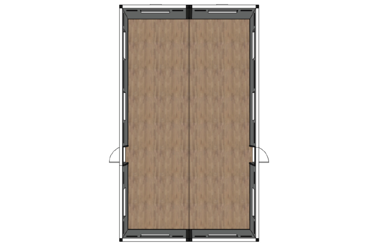 Modular Office Complex, 2-Units, 960 SF - Image 2