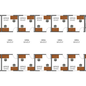 Modular Office Complex, 7-unit, 3360 SF