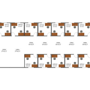 Modular Office Complex, 9-unit, 4320 SF