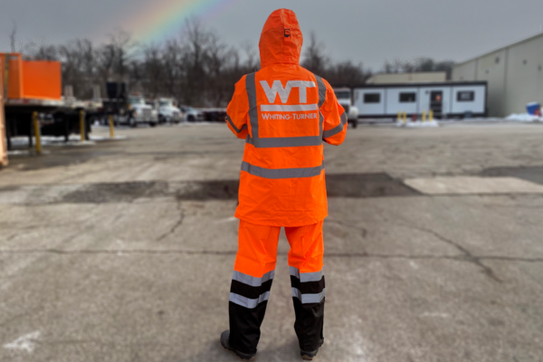 Rain Jacket, Orange, High Vis - Image 2
