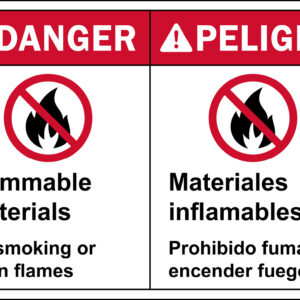 Danger: Flammable Materials, Bilingual