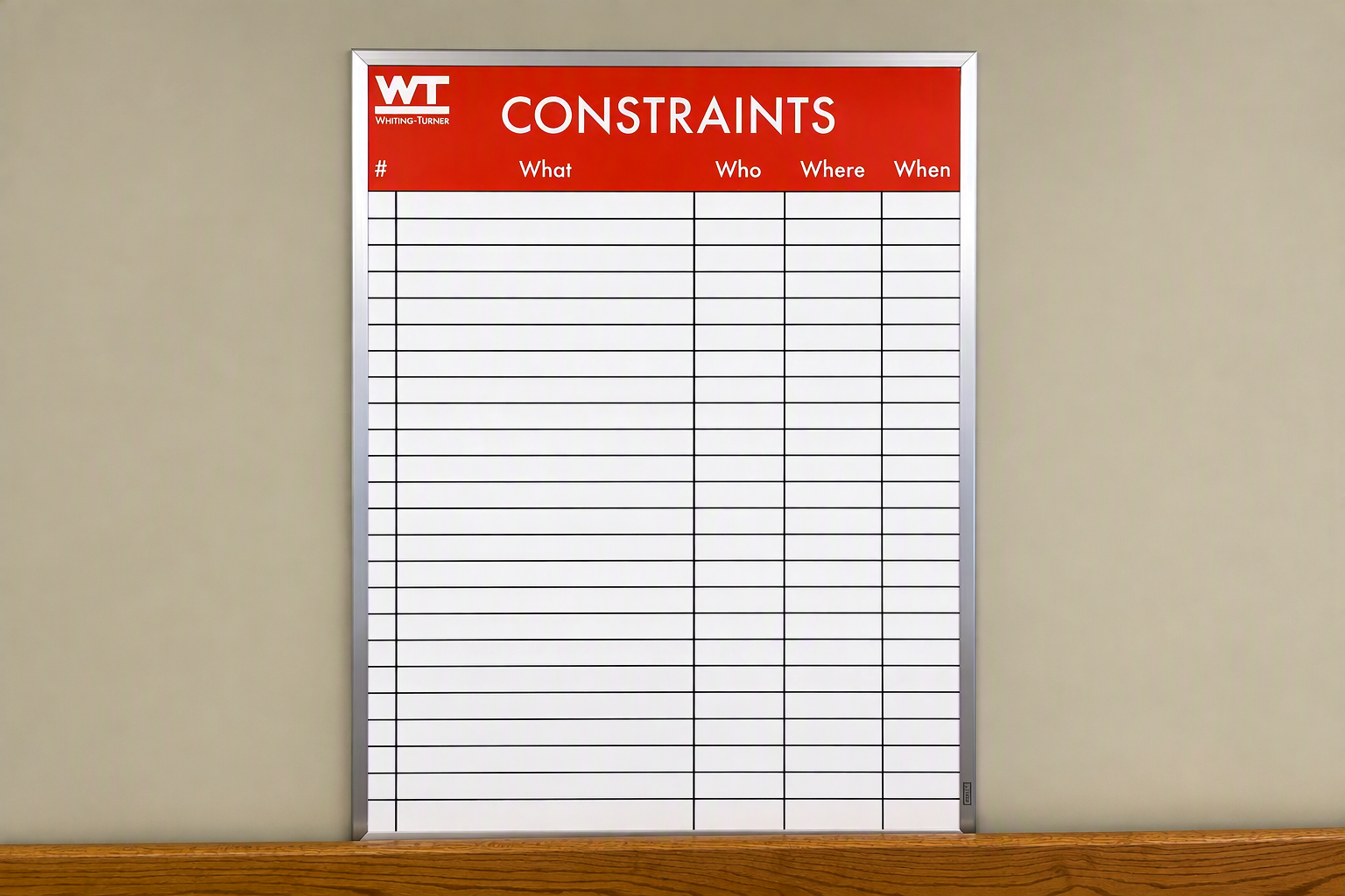 Jobsite Dry Erase Boards, 3'x4' - Image 2