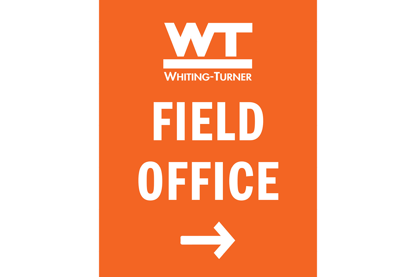 Sign, Field Office with Adjustable Arrow - Image 2