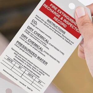 Fire Extinguisher Tags (10-Pack)
