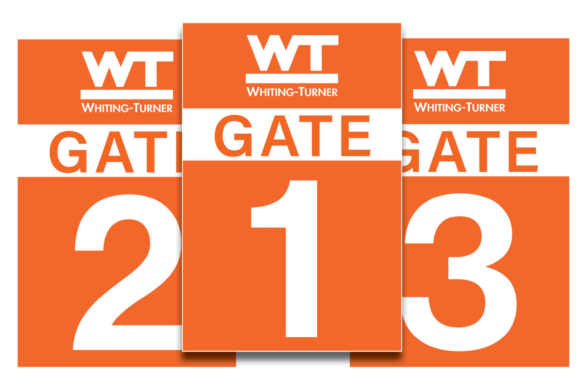 Gate Signs, Whiting-Turner