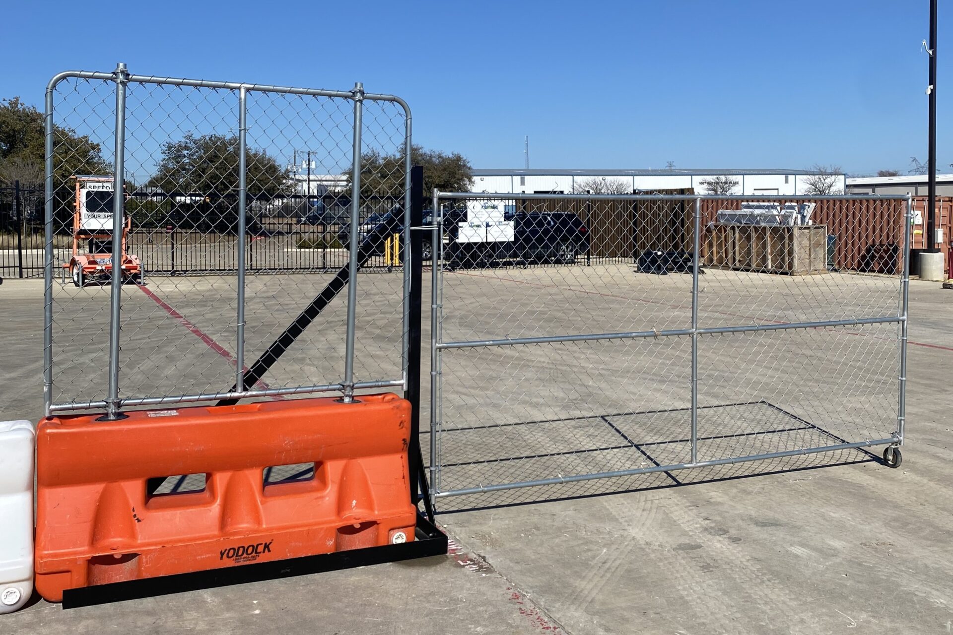 Plastic Barrier Fence Gate Frame - Image 2