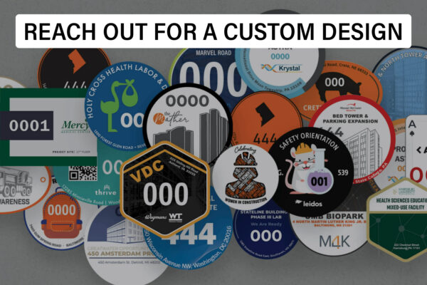 Printed Hard Hat Stickers - Image 3