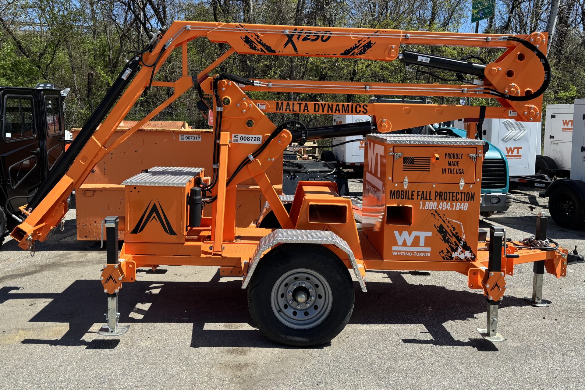 Fall Protection Unit, Trailer-Mounted