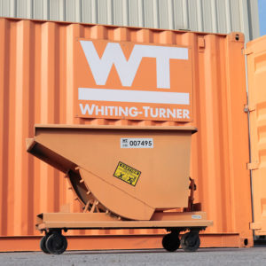 Trash Hopper, Dumping, 0-1 CY Capacity