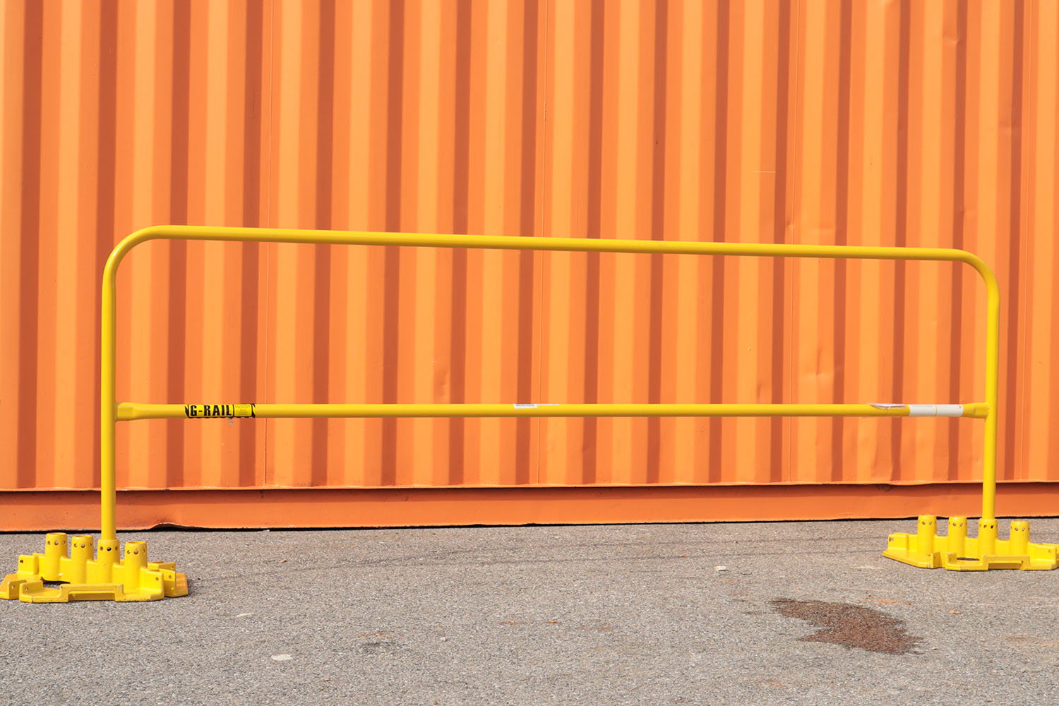 Portable Guardrail System, 10 ft Rail Section