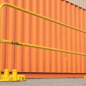 Portable Guardrail System, 8 ft Rail Section