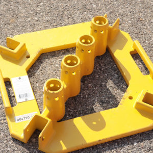 Base Plates for Portable Guardrail System
