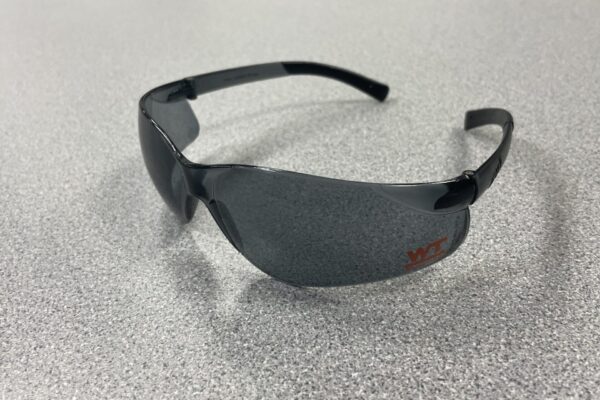 Safety Glasses, Gray Lens, Outdoor, Logo