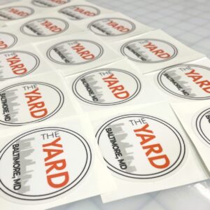 Printed Hard Hat Stickers
