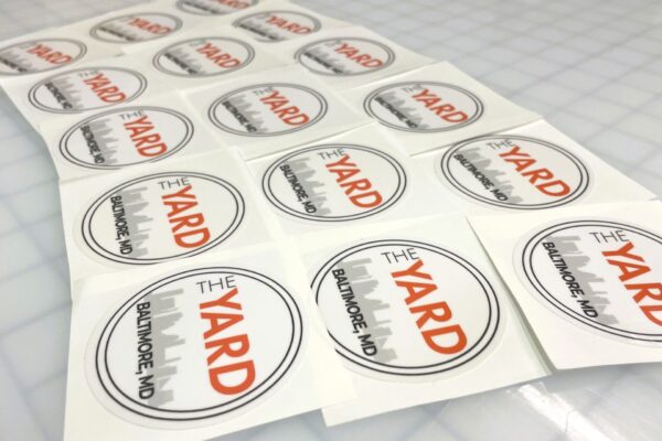 Printed Hard Hat Stickers