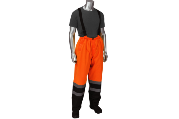 Rain Pants, Orange, High Vis - Image 3