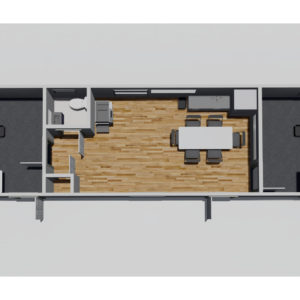 Office Trailers, 12 x 40-49 ft