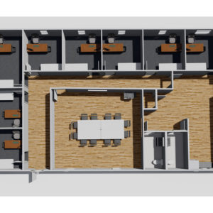 Office Complex, 3 unit, 2001-3000 SF